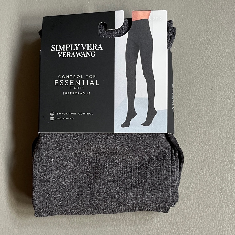 Simply Vera Vera Wang Grey Heather Tights